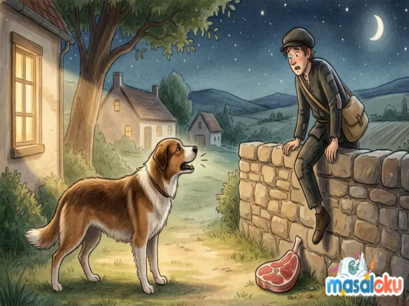 köpek ve hırsız masalı